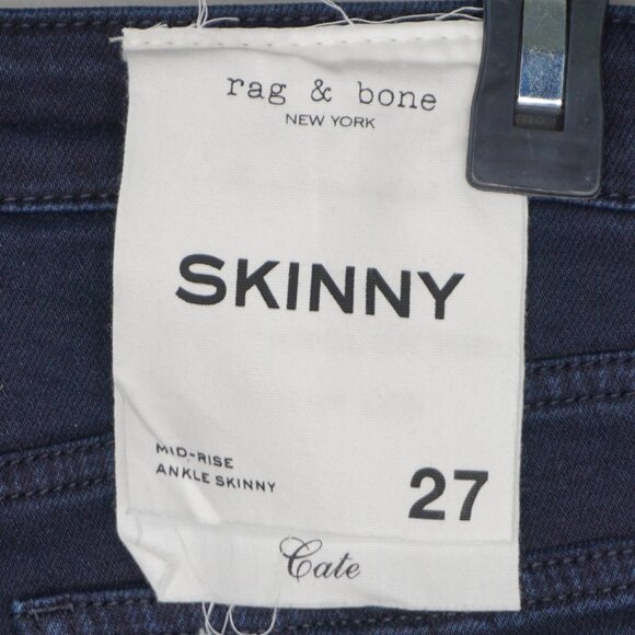 New Rag & Bone Cate Mid Rise Ankle Skinny Jeans in Oxford size 27 - Picture 11 of 16